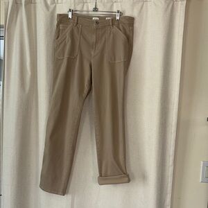 J. Jill Tan Ankle Cropped Jeans Lightweight Everyday